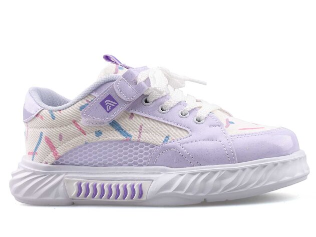 Alessio 055 Filet Keten - Beyaz/Lila B.t - 1