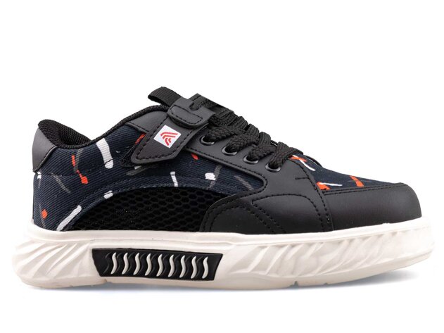 Alessio 055 Filet Keten - Siyah/Kırmızı/Taba/Ekru - 1