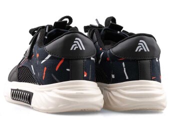 Alessio 055 Filet Keten - Siyah/Kırmızı/Taba/Ekru - 3