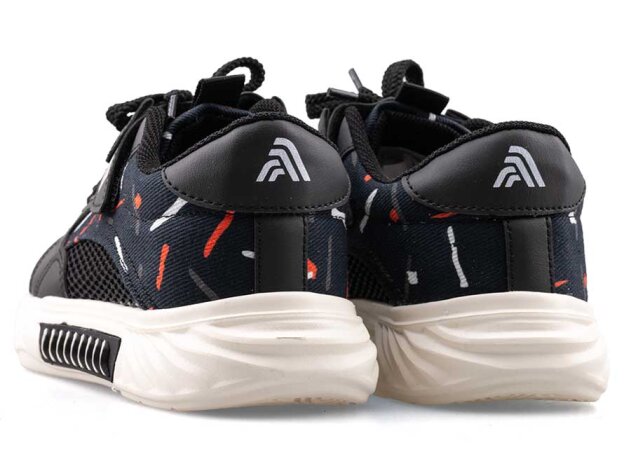 Alessio 055 Filet Keten - Siyah/Kırmızı/Taba/Ekru - 3