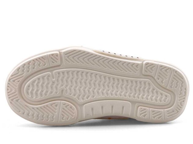 Alessio 055 Patik Keten Işıklı - Bej/Ekru T. - 4