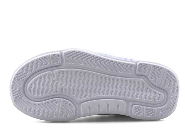 Alessio 055 Patik Keten Işıklı - Beyaz/Mavi B.T - 4