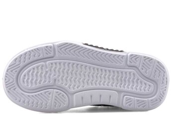 Alessio 055 Patik Keten Işıklı - Siyah/Lila B.T - 4