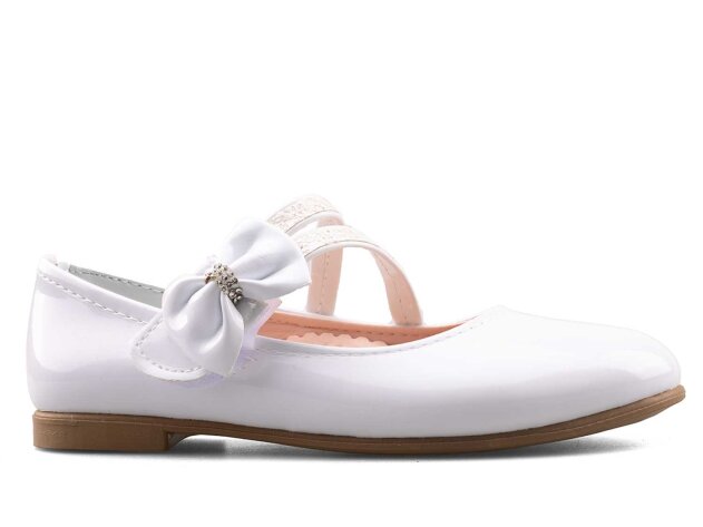 Anıl 022 Filet Babet Cilt - Beyaz/Rugan - 1