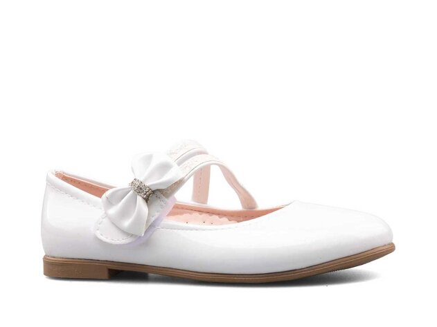 Anıl 022 Patik Babet Cilt - Beyaz - 1