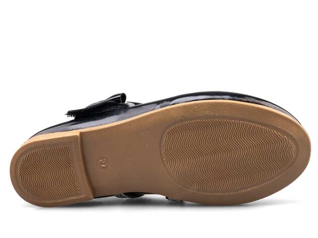 Anıl 022 Patik Babet Cilt - Siyah/Gümüş - 4