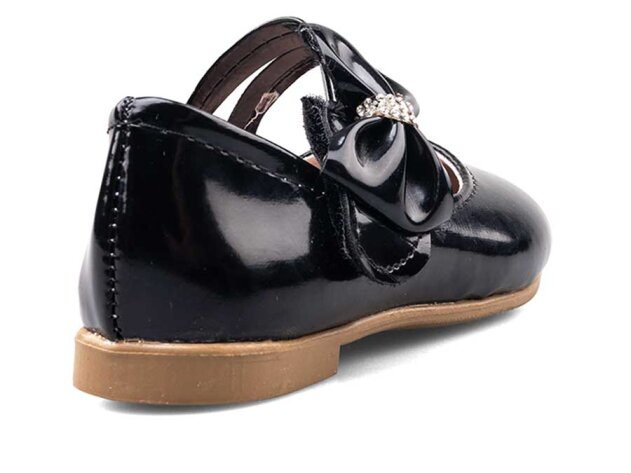 Anıl 022 Patik Babet Cilt - Siyah/Gümüş - 3