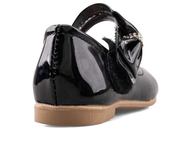 Anıl 022 Patik Babet Cilt - Siyah/Rugan - 3