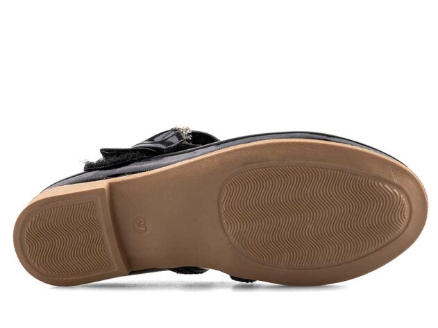 Anıl 022 Patik Babet Cilt - Siyah/Rugan - 4