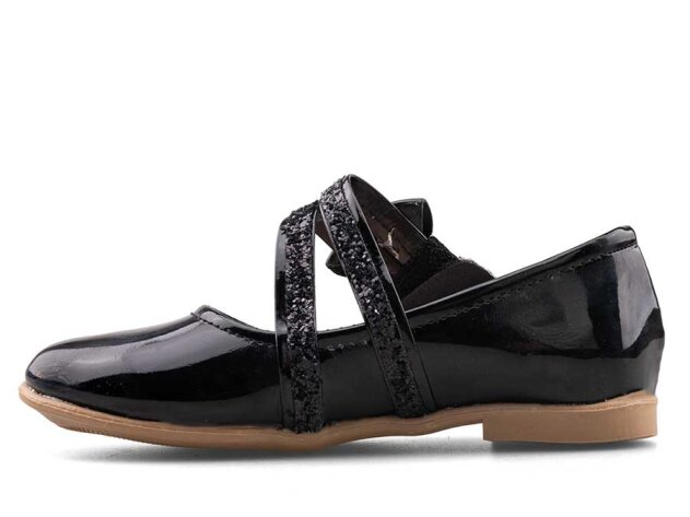 Anıl 022 Patik Babet Cilt - Siyah/Rugan - 2