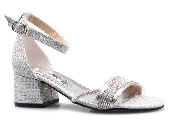 Anıl Biyeli Filet Ökçeli - Gümüş - Anil