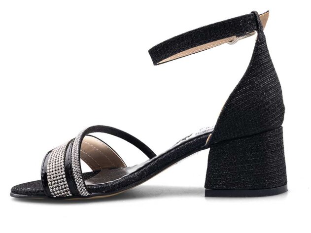 Anıl Biyeli Filet Ökçeli - Siyah - 2