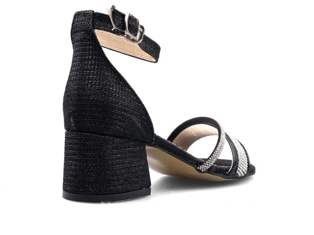 Anıl Biyeli Filet Ökçeli - Siyah - 3