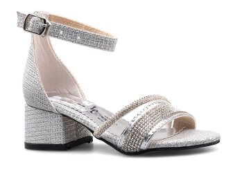 Anıl Biyeli Patik Ökçeli - Gümüş - Anıl Bebe