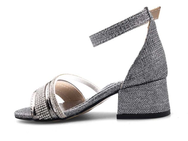 Anıl Biyeli Patik Ökçeli - Platin - 2