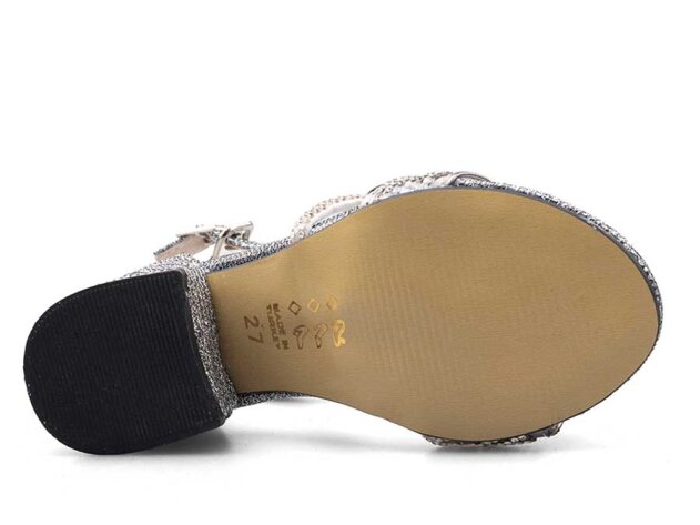 Anıl Biyeli Patik Ökçeli - Platin - 4