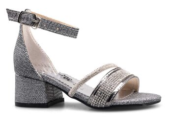 Anıl Biyeli Patik Ökçeli - Platin - Anıl Bebe