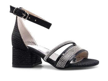 Anıl Biyeli Patik Ökçeli - Siyah - 1