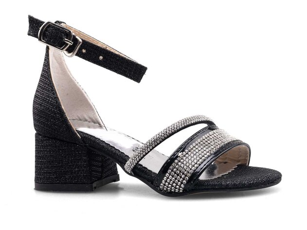 Anıl Biyeli Patik Ökçeli - Siyah - 1