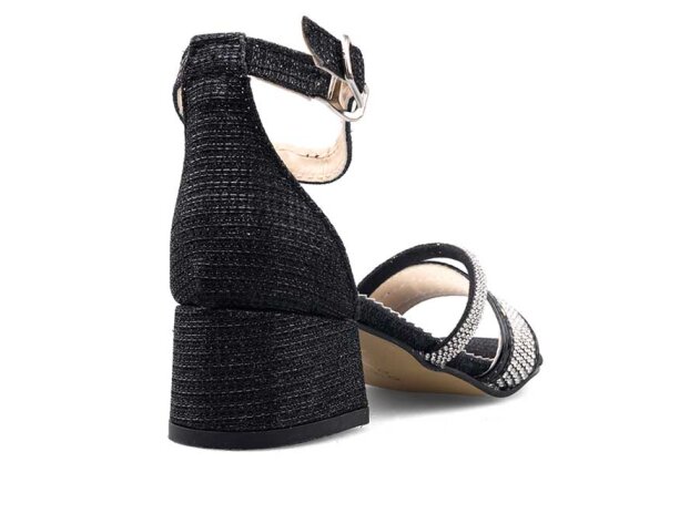 Anıl Biyeli Patik Ökçeli - Siyah - 3