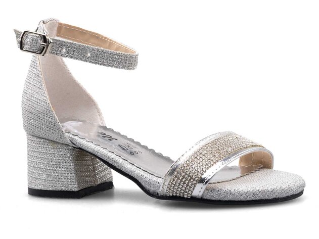 Anıl Tekbant Filet Ökçeli - Gümüş - 1