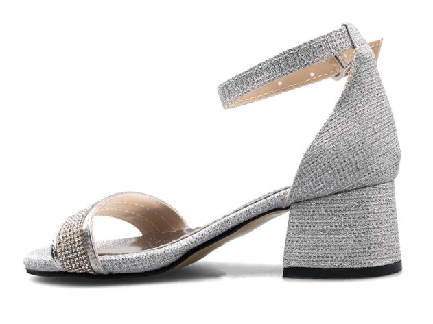 Anıl Tekbant Filet Ökçeli - Gümüş - 2