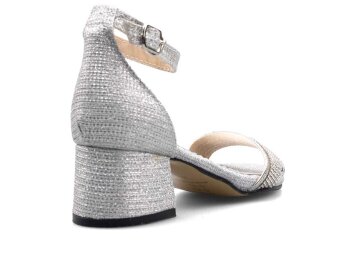 Anıl Tekbant Filet Ökçeli - Gümüş - 3