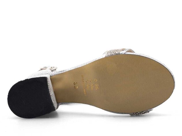 Anıl Tekbant Filet Ökçeli - Gümüş - 4