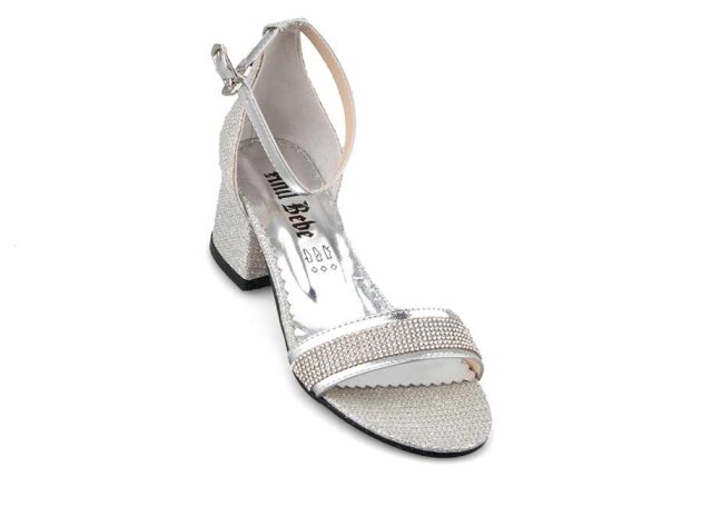 Anıl Tekbant Filet Ökçeli - Gümüş - 2