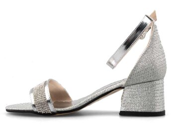 Anıl Tekbant Filet Ökçeli - Gümüş - 3