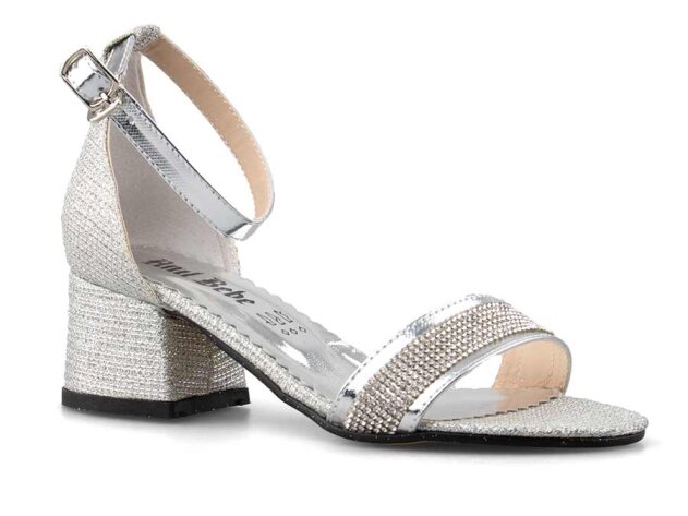 Anıl Tekbant Filet Ökçeli - Gümüş - 1