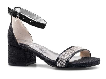 Anıl Tekbant Filet Ökçeli - Siyah - Anil