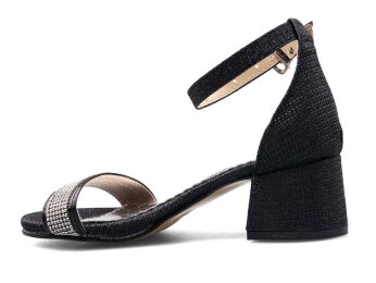 Anıl Tekbant Filet Ökçeli - Siyah - Anil