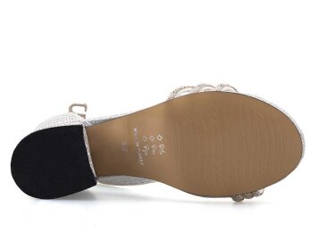 Anıl Üçbant Patik Ökçeli - Gümüş - 4