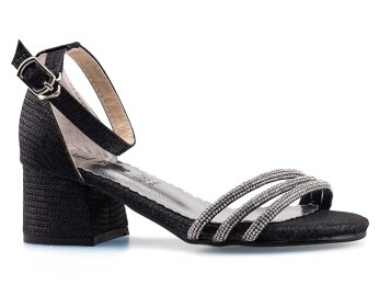 Anıl Üçbant Patik Ökçeli - Siyah - Anıl Bebe