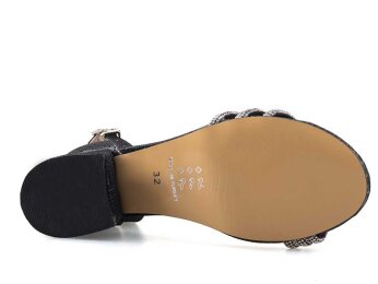 Anıl Üçbant Patik Ökçeli - Siyah - 4