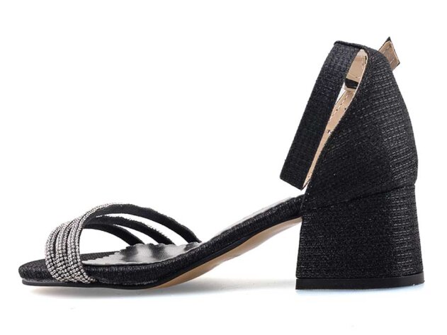 Anıl Üçbant Patik Ökçeli - Siyah - 2