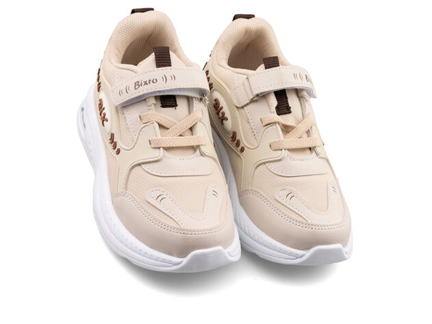 Bixro 04 Patik Cilt Işıklı - Bej - 2