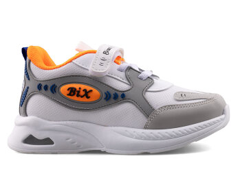 Bixro 04 Patik Cilt Işıklı - Beyaz/Oranj - Bixro