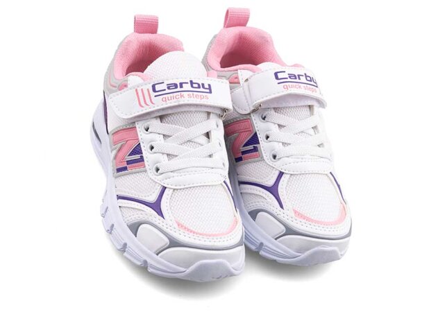 Carby 130 Patik Anrk Işıklı - Beyaz/Pembe/Buz/Mor/B.T - 2