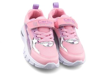 Carby 132 Patik Anrk Işıklı - Pembe/Parlak/Lila B.T - Carby