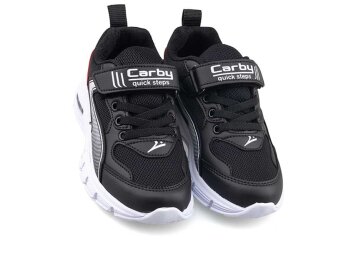Carby 132 Patik Anrk Işıklı - Siyah/Beyaz/Kırmızı/B.T - 2