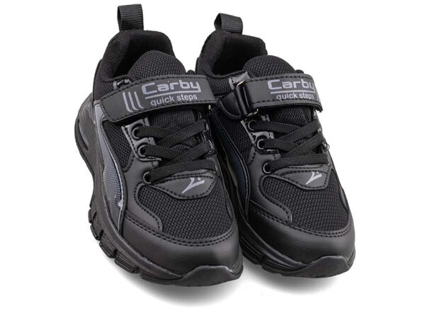 Carby 132 Patik Anrk Işıklı - Siyah/Rugan/Füme S.T - 6