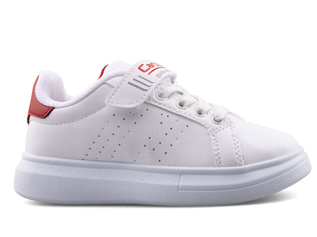 Carby 142 Patik Cilt - Beyaz/Kırmızı/Beyaz T - 1