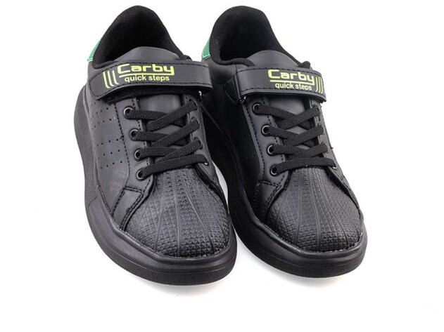 Carby 143 Patik Cilt - Siyah/Yeşil S.T - 2