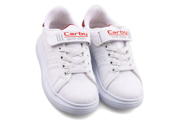 Carby 144 Patik Cilt - Beyaz/Kırmızı/Beyaz T - 2