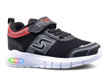 Carby 150 Patik Anrk Işıklı - Siyah/Füme/Kırmızı B.T - 1