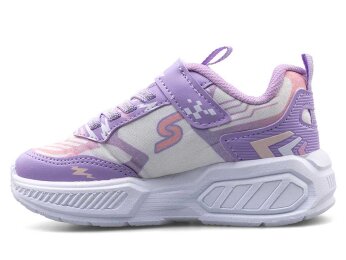 Carby 165 Patik anrk Işıklı - Beyaz/Lila B.t - Carby