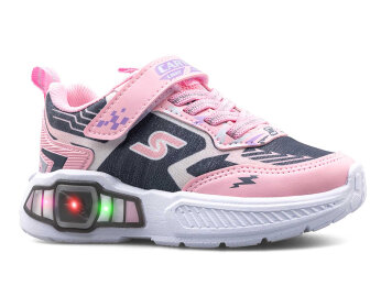 Carby 165 Patik anrk Işıklı - Füme/Pembe B.T - Carby