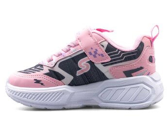 Carby 165 Patik anrk Işıklı - Füme/Pembe B.T - Carby